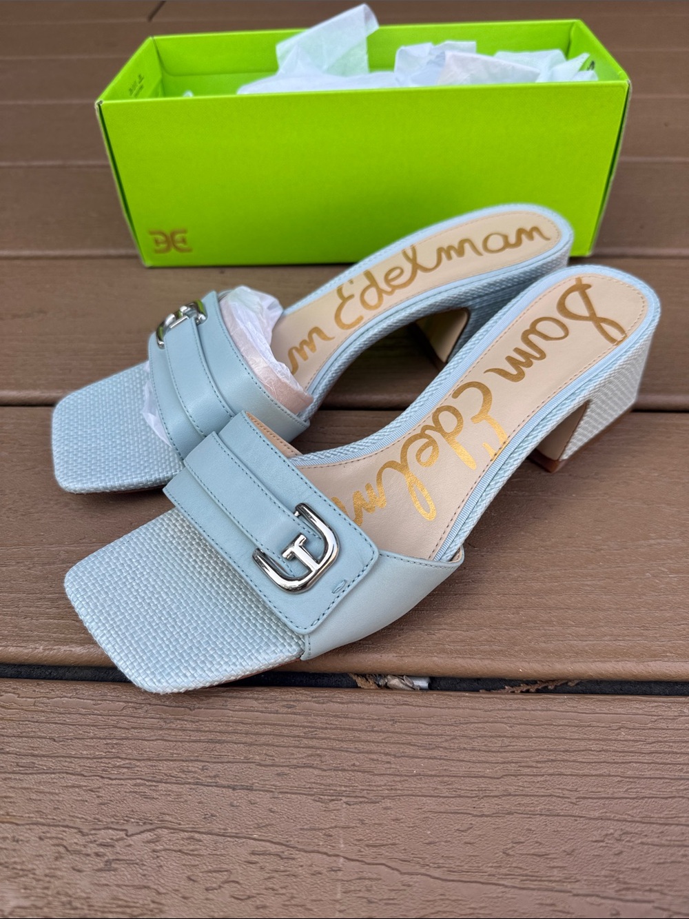 Sam Edelman Wilma Slide Sandal Women’s Size 10.5 Blue